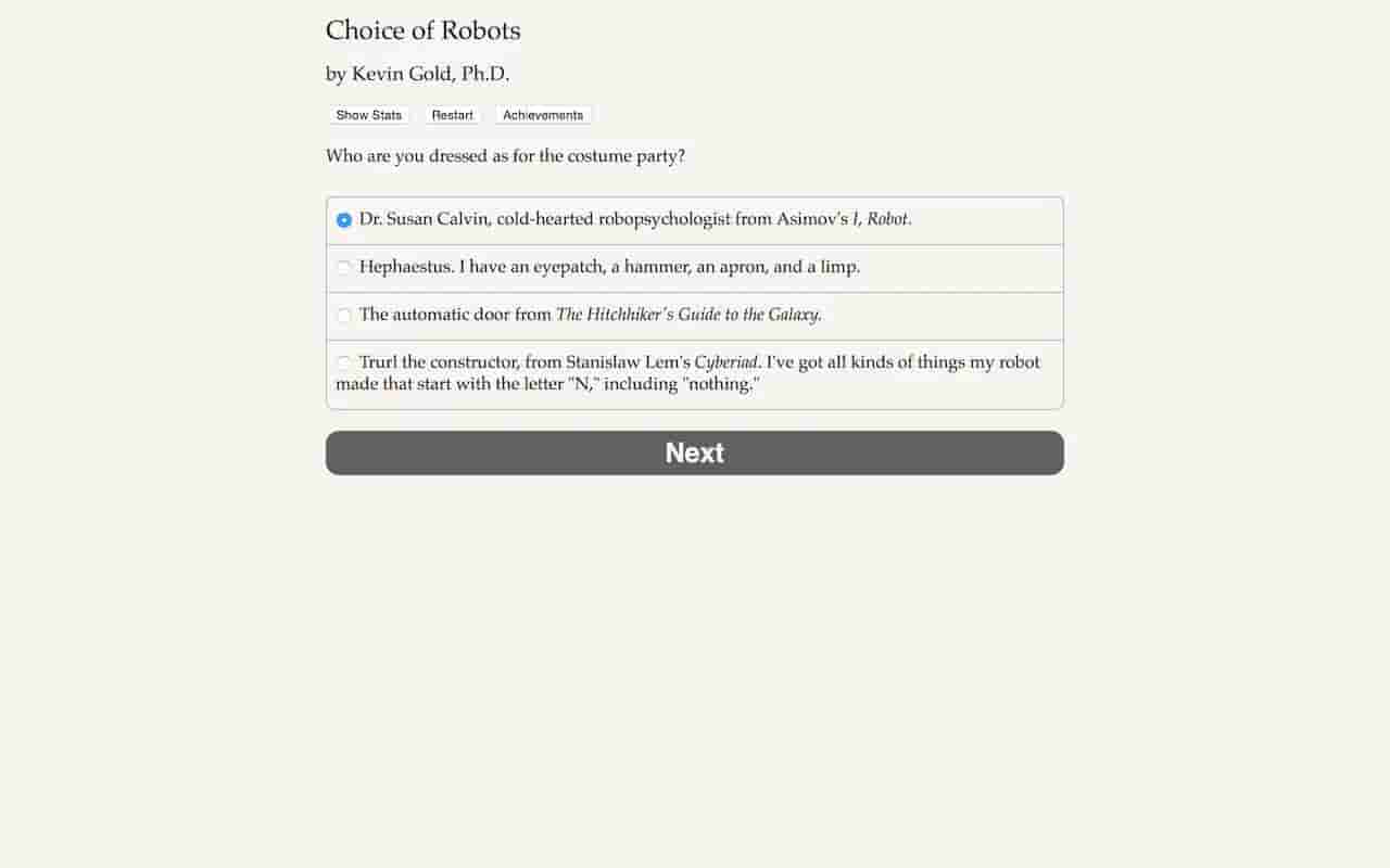 Choice of Robots screenshot thumbnail screenshot 1