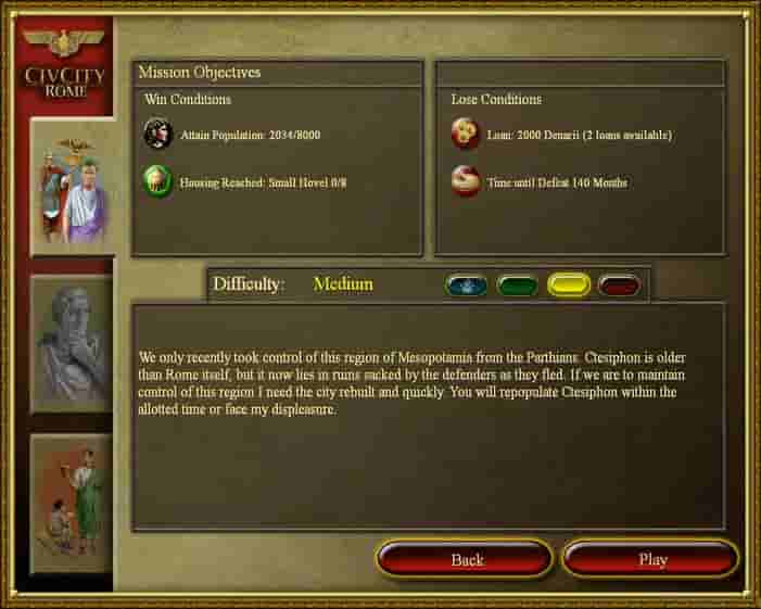 CivCity: Rome screenshot thumbnail screenshot 4