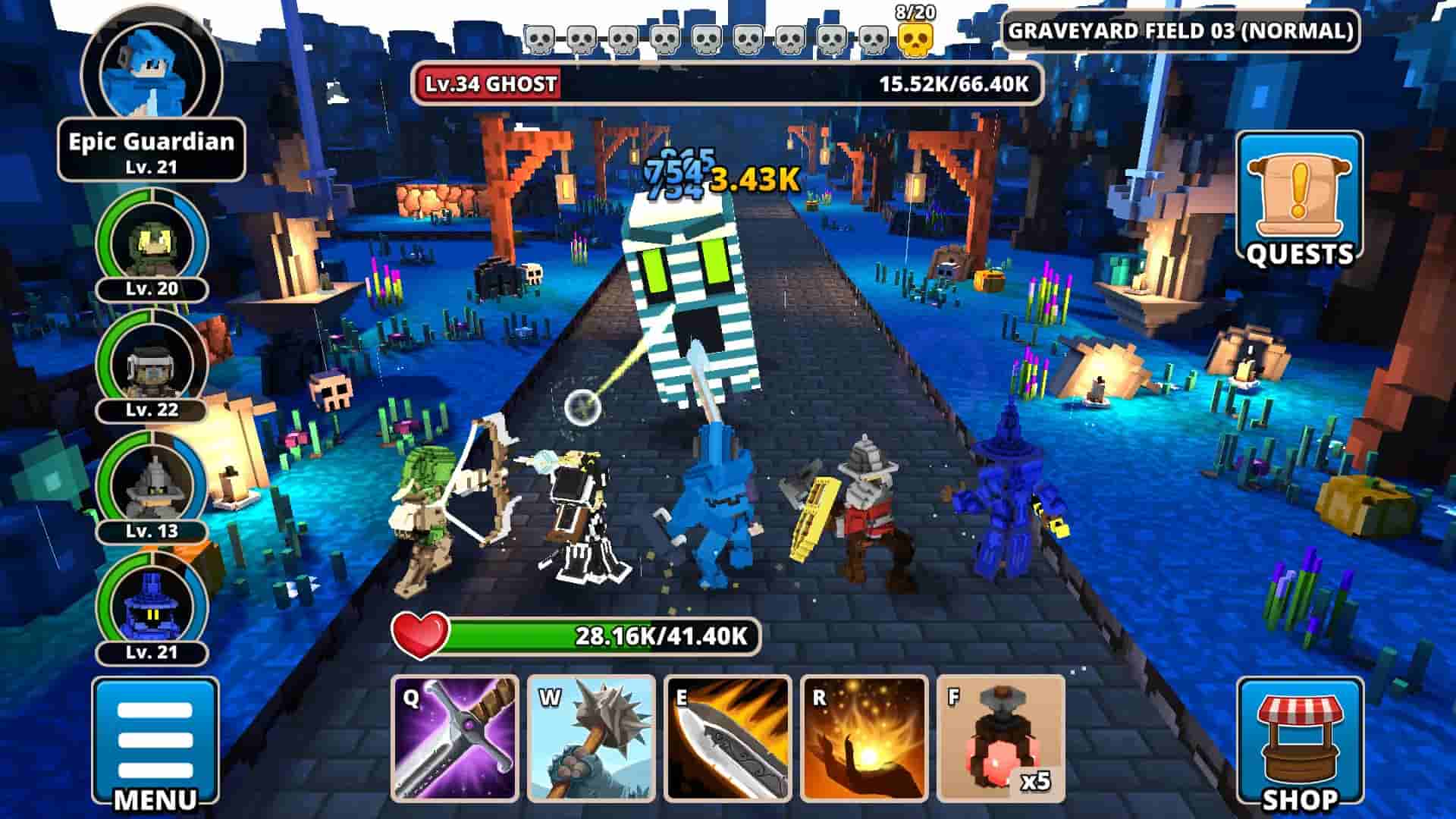 Clicker Guardians screenshot thumbnail screenshot 1