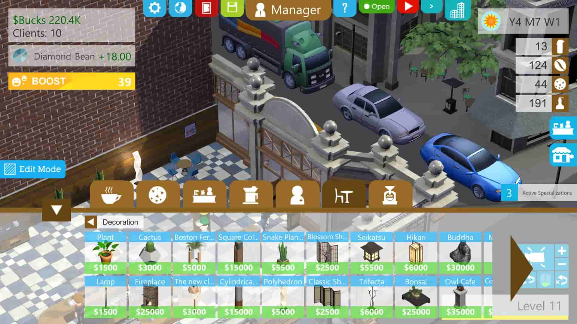 Coffee Shop Tycoon screenshot thumbnail screenshot 8