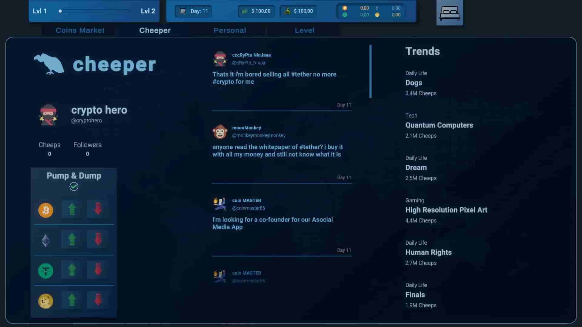 Coin Trader Simulator screenshot thumbnail screenshot 0