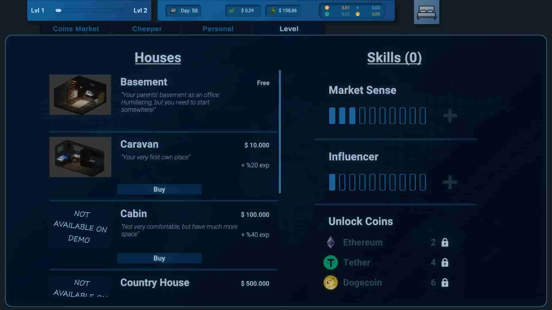 Coin Trader Simulator screenshot thumbnail screenshot 1