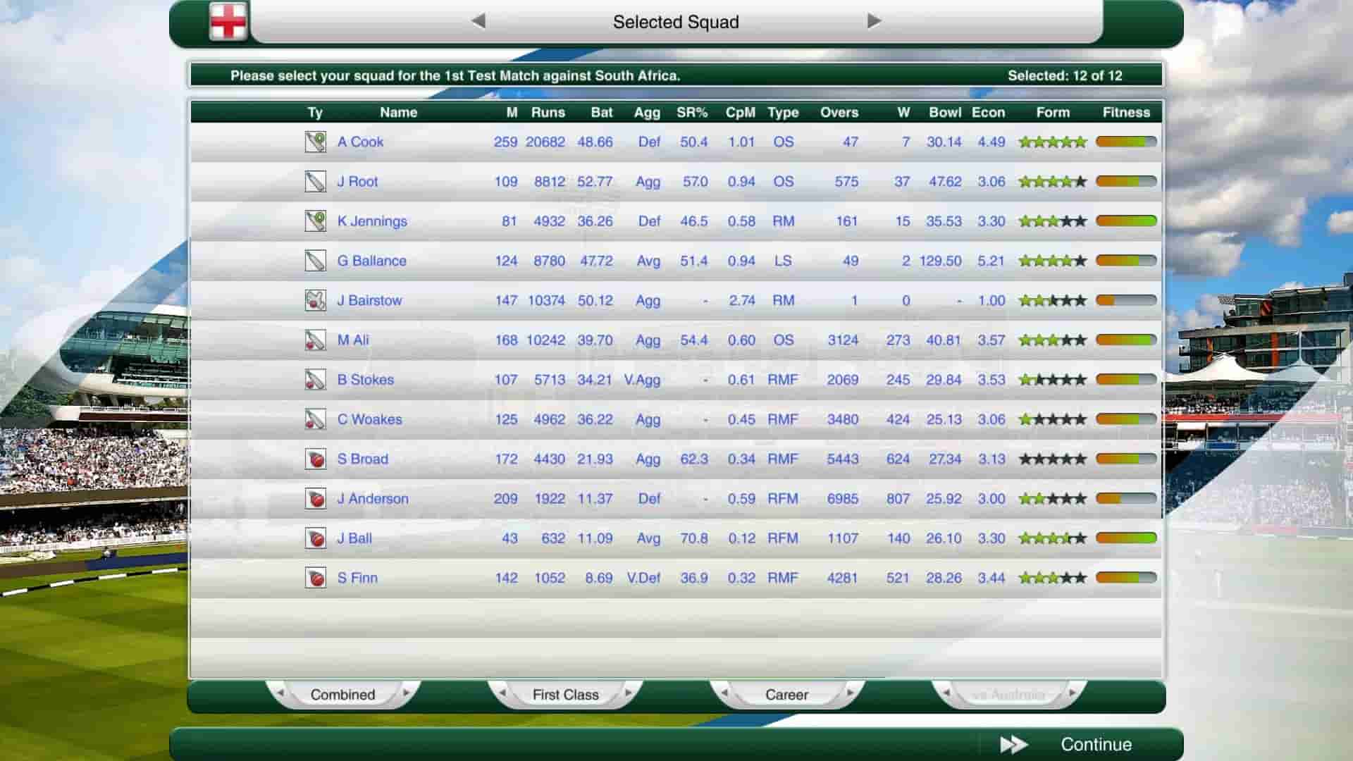 Cricket Captain 2017 screenshot thumbnail screenshot 13