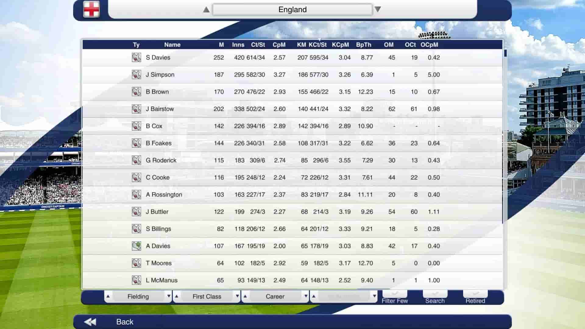 Cricket Captain 2023 screenshot thumbnail screenshot 9