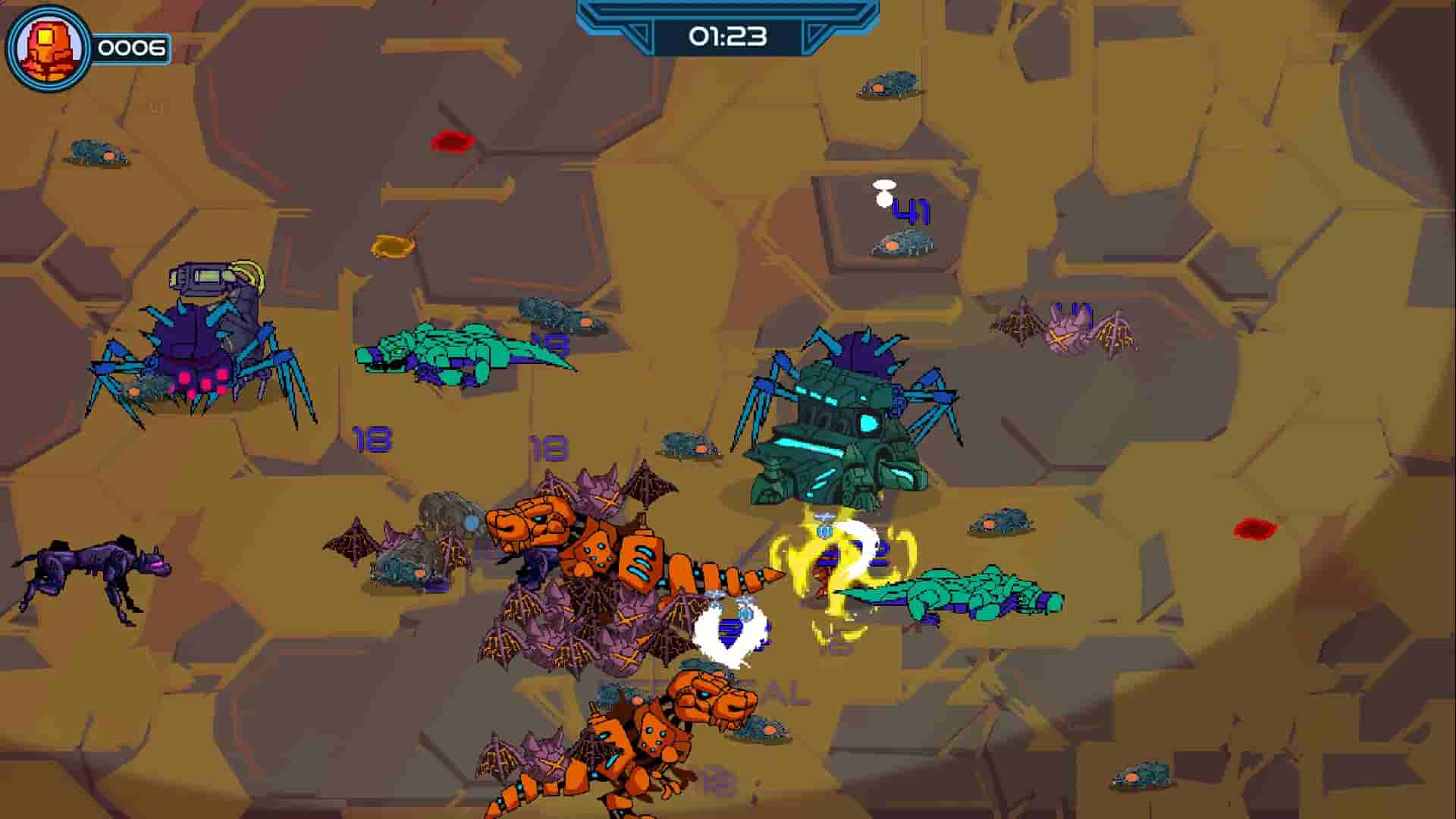CyberHeroes Arena DX screenshot thumbnail screenshot 6