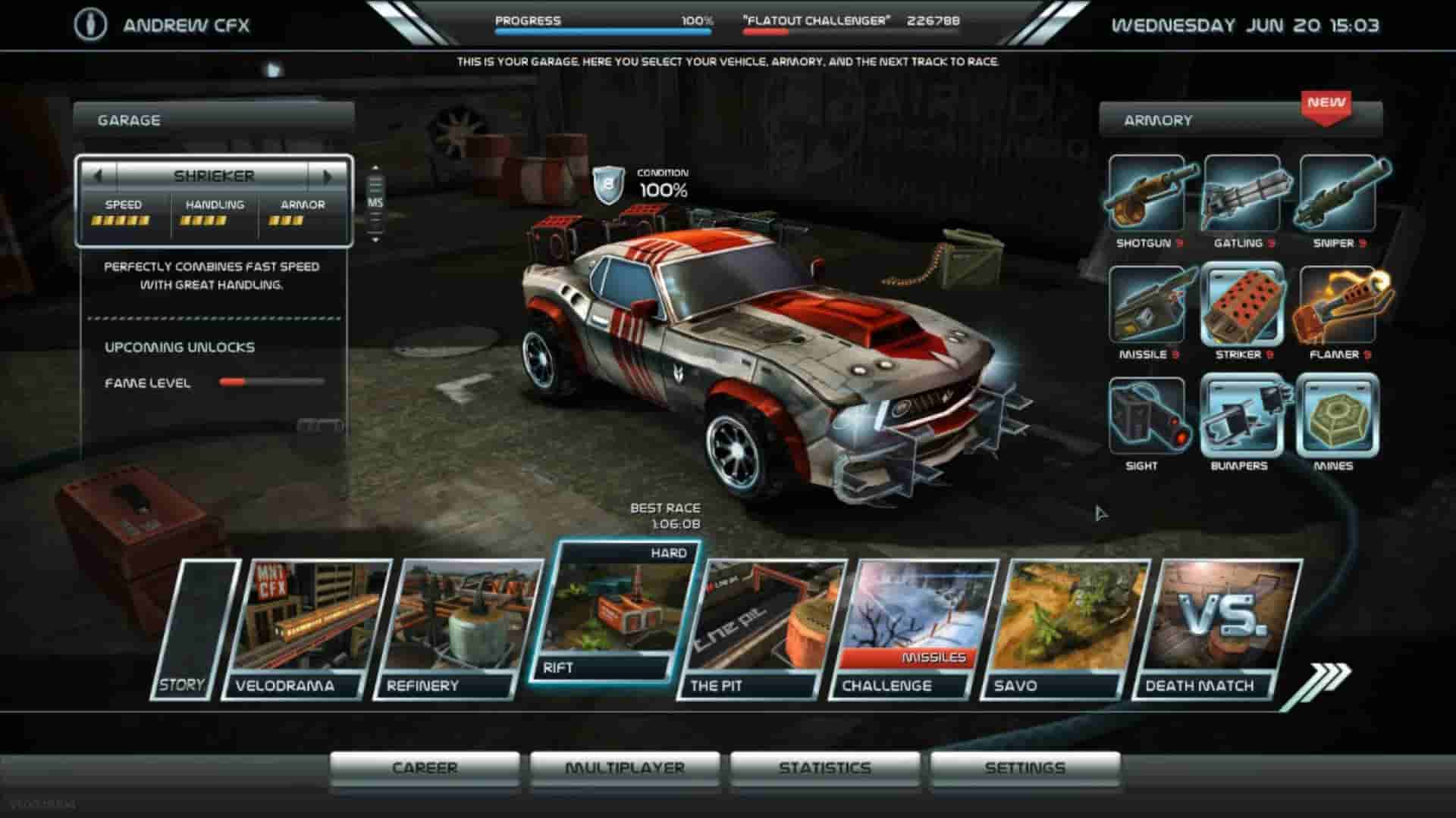 Death Rally screenshot thumbnail screenshot 0