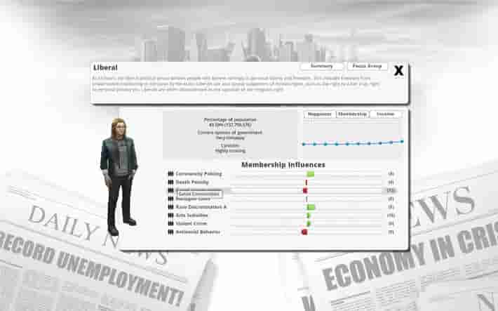 Democracy 3 screenshot thumbnail screenshot 3