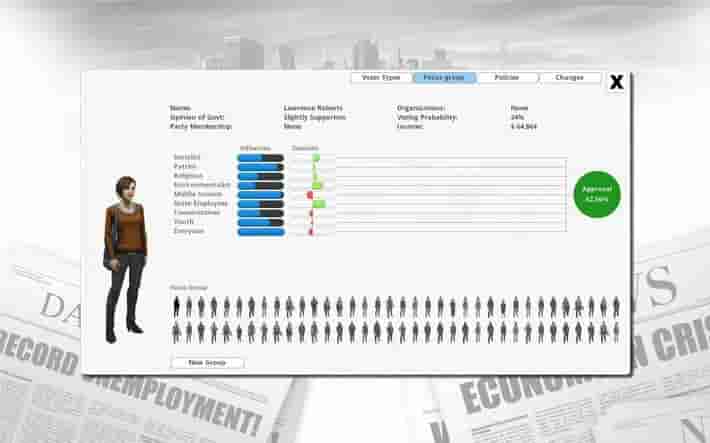 Democracy 3 screenshot thumbnail screenshot 5