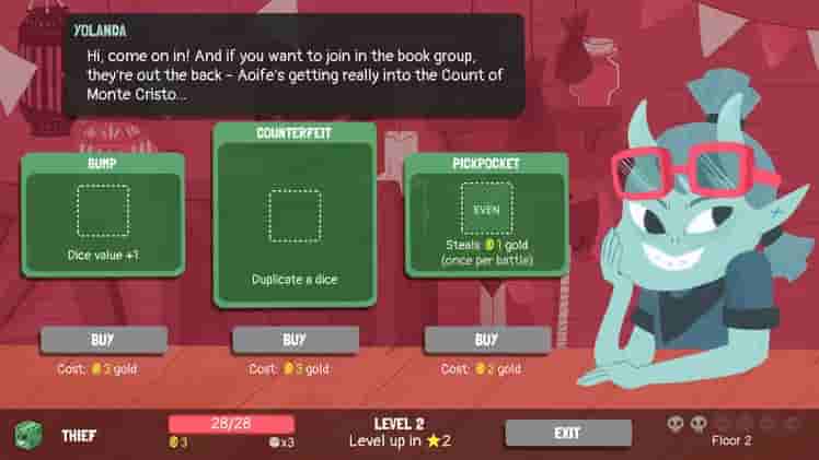 Dicey Dungeons screenshot thumbnail screenshot 2