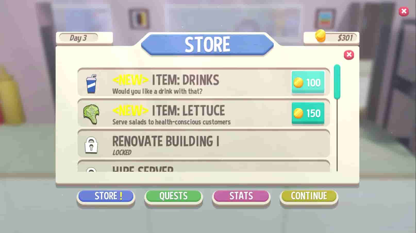 Diner Bros screenshot thumbnail screenshot 15