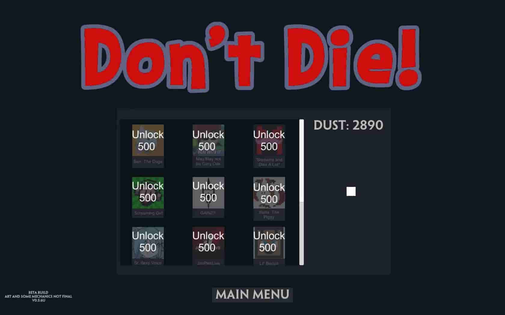 DON'T DIE! screenshot thumbnail screenshot 13