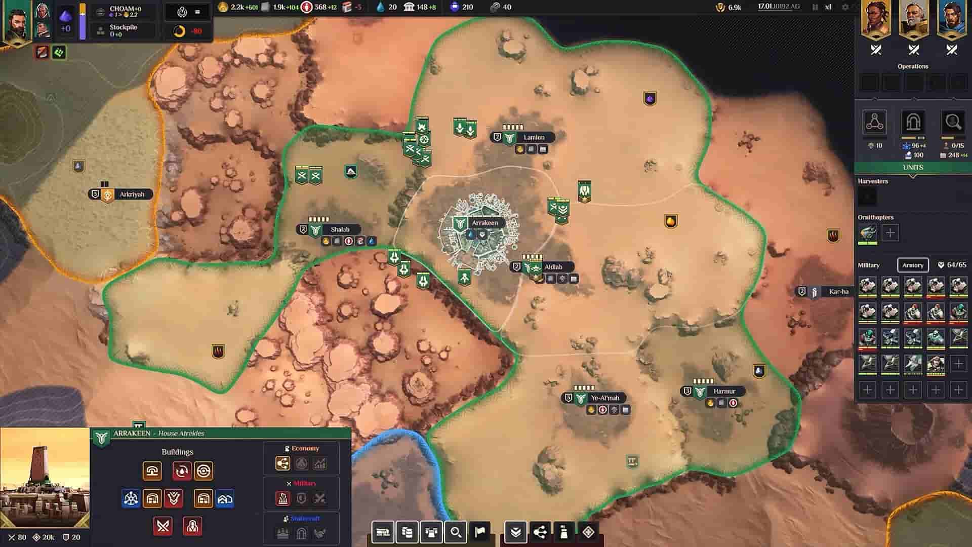 Dune: Spice Wars screenshot thumbnail screenshot 1