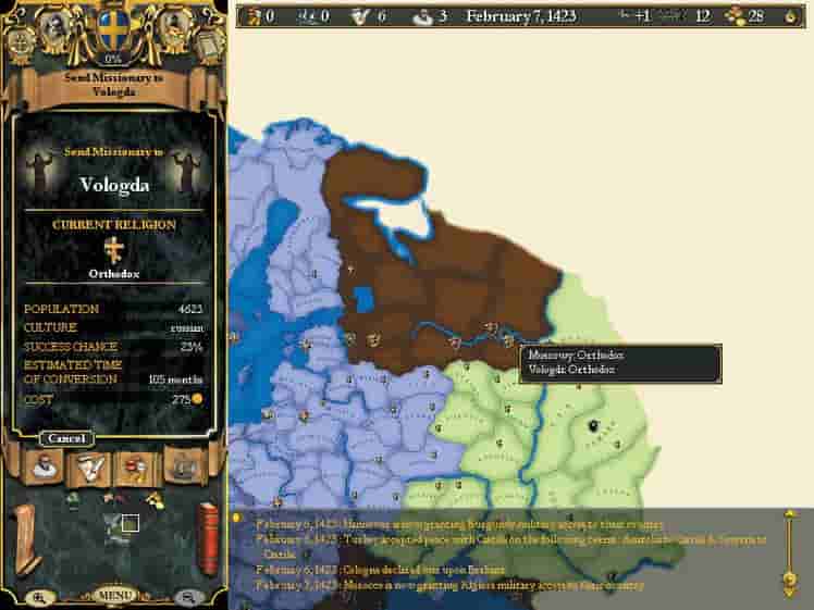 Europa Universalis II screenshot thumbnail screenshot 5