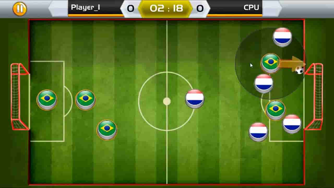 Finger Soccer screenshot thumbnail screenshot 1