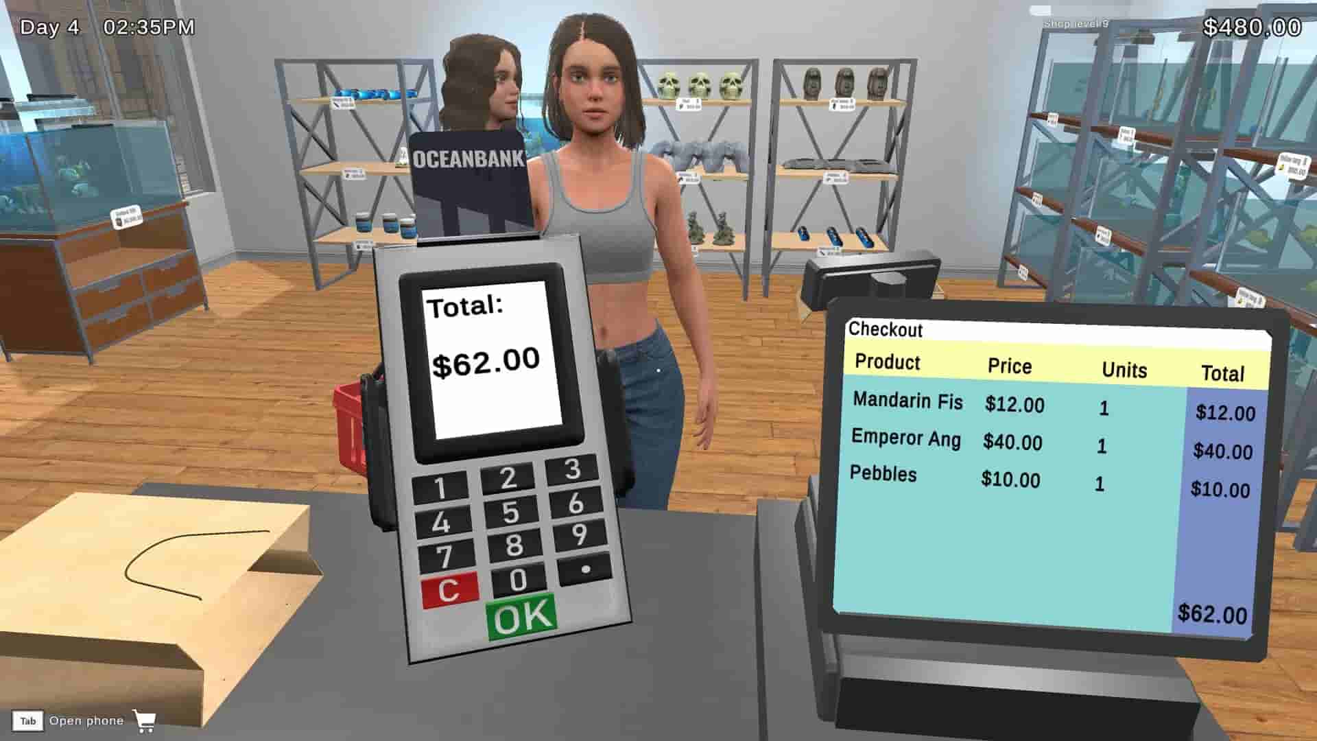 Fish Shop Simulator screenshot thumbnail screenshot 0