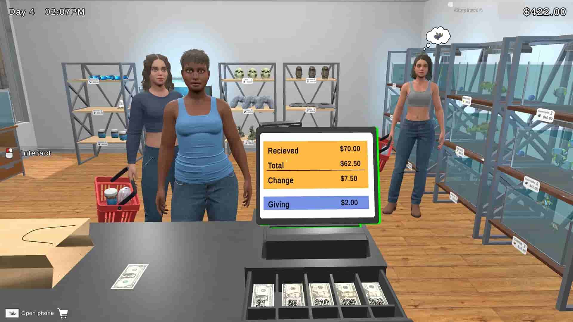 Fish Shop Simulator screenshot thumbnail screenshot 4