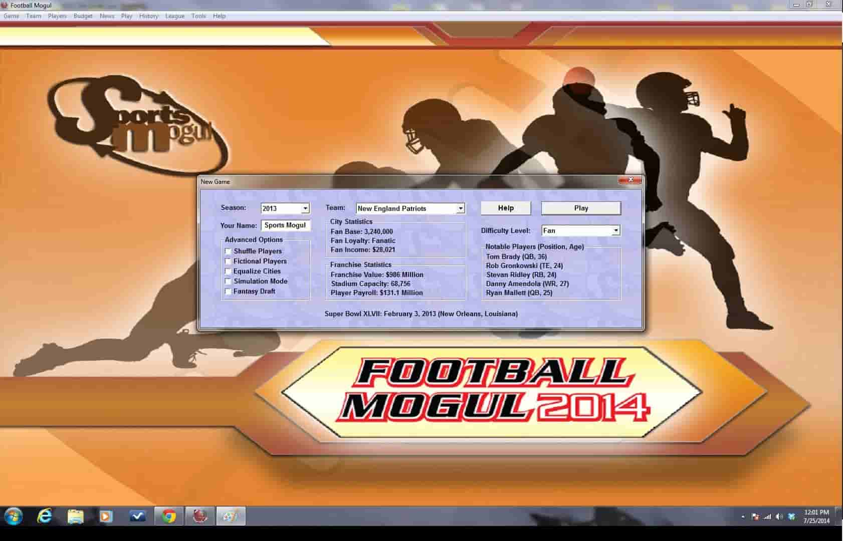 Football Mogul 2014 screenshot thumbnail screenshot 3