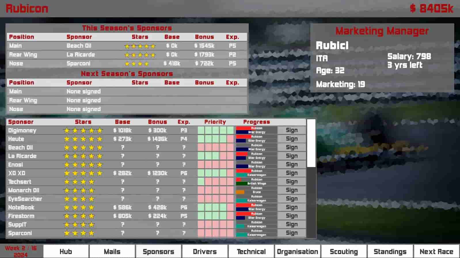 Formula Racing Manager screenshot thumbnail screenshot 1