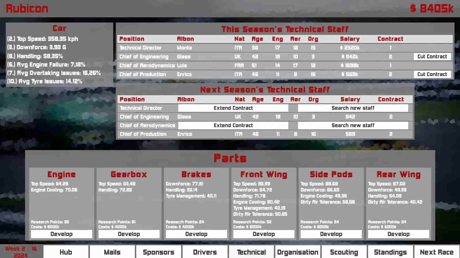 Formula Racing Manager screenshot thumbnail screenshot 4