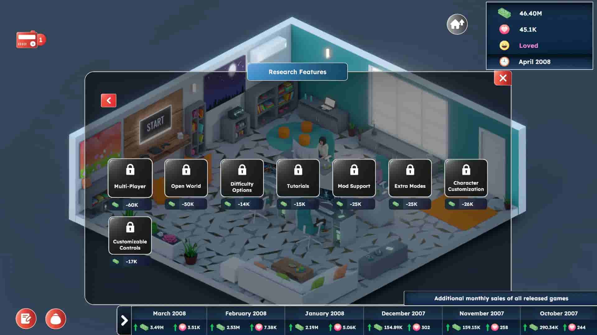 Game Builder Tycoon screenshot thumbnail screenshot 4