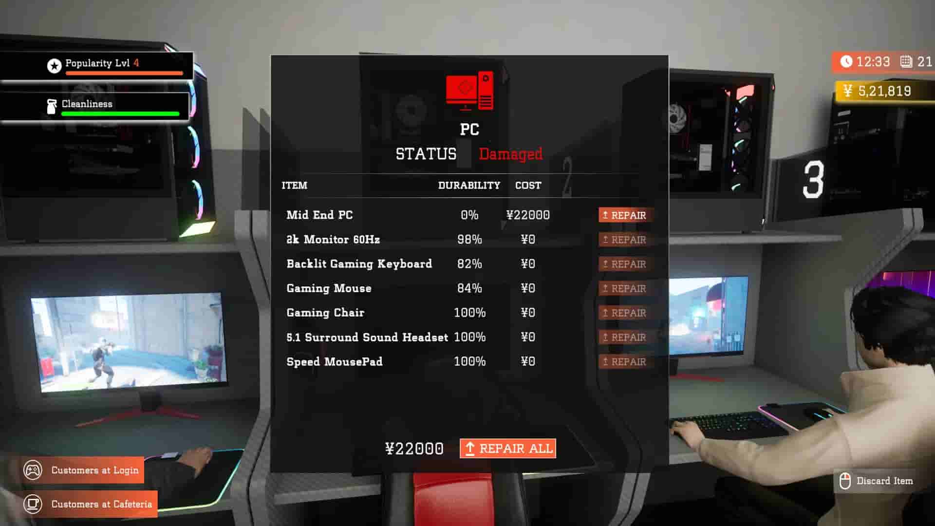 Gaming Cafe Simulator screenshot thumbnail screenshot 14