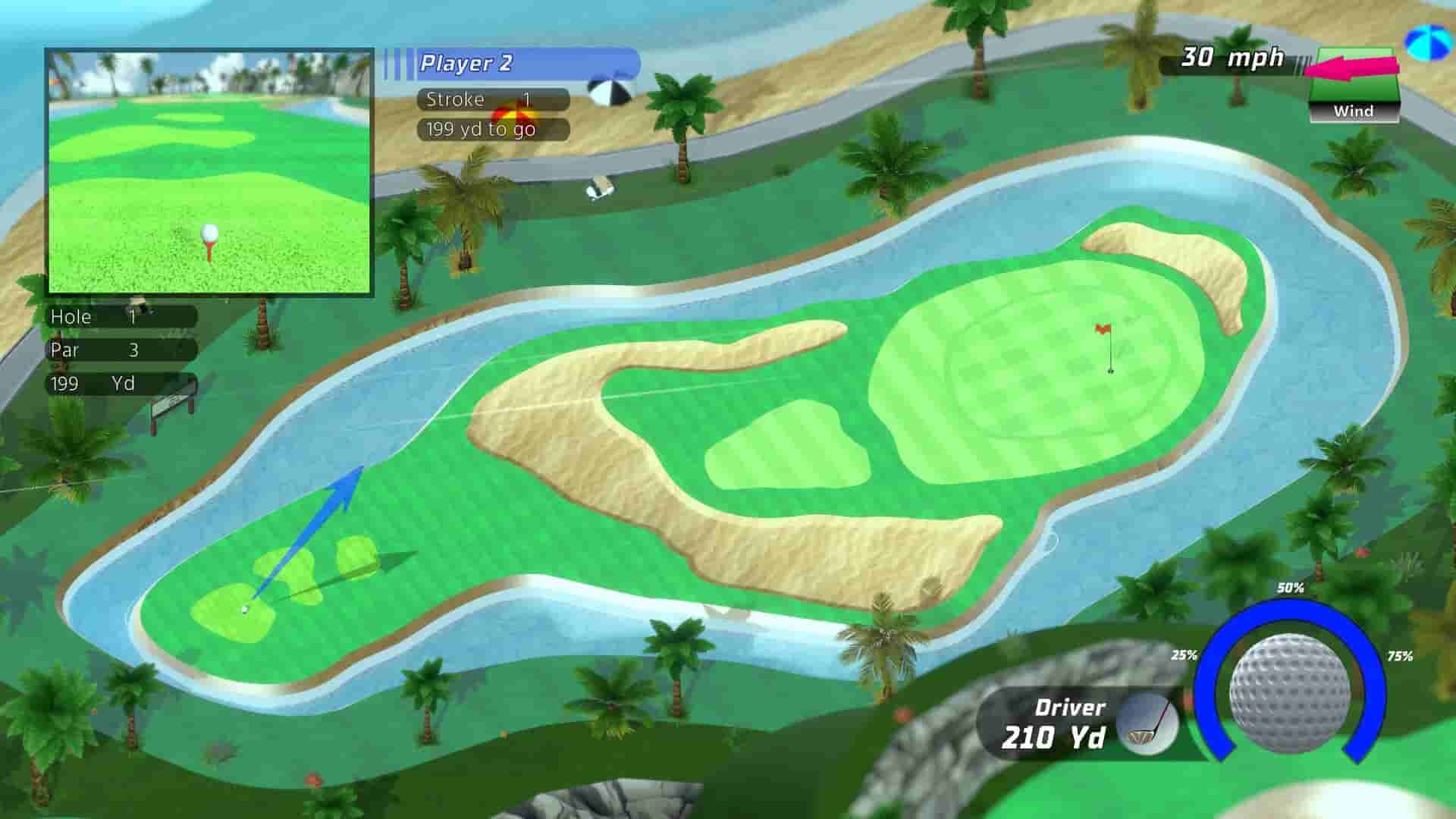 Golf Up Tropical screenshot thumbnail screenshot 0