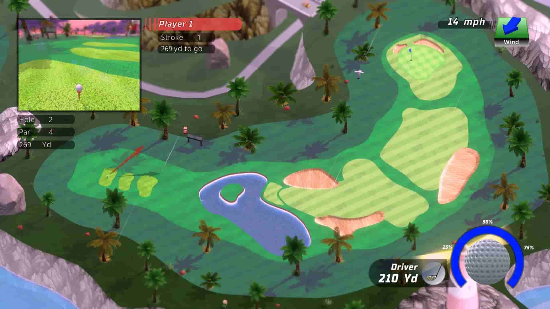 Golf Up Tropical screenshot thumbnail screenshot 1