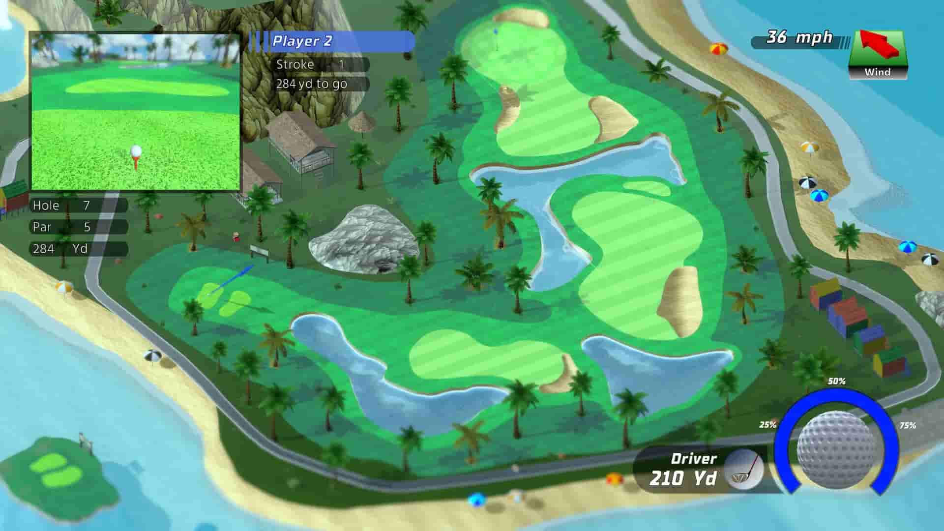 Golf Up Tropical screenshot thumbnail screenshot 6