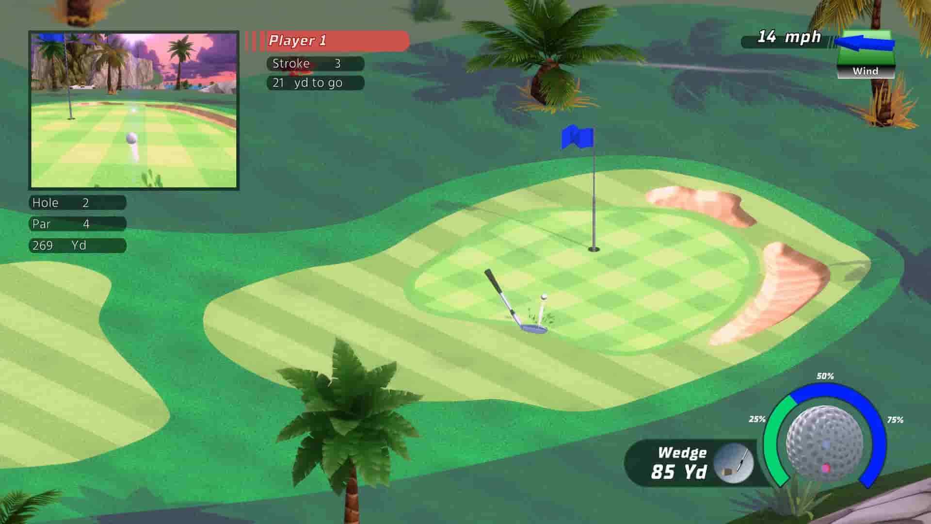 Golf Up Tropical screenshot thumbnail screenshot 7