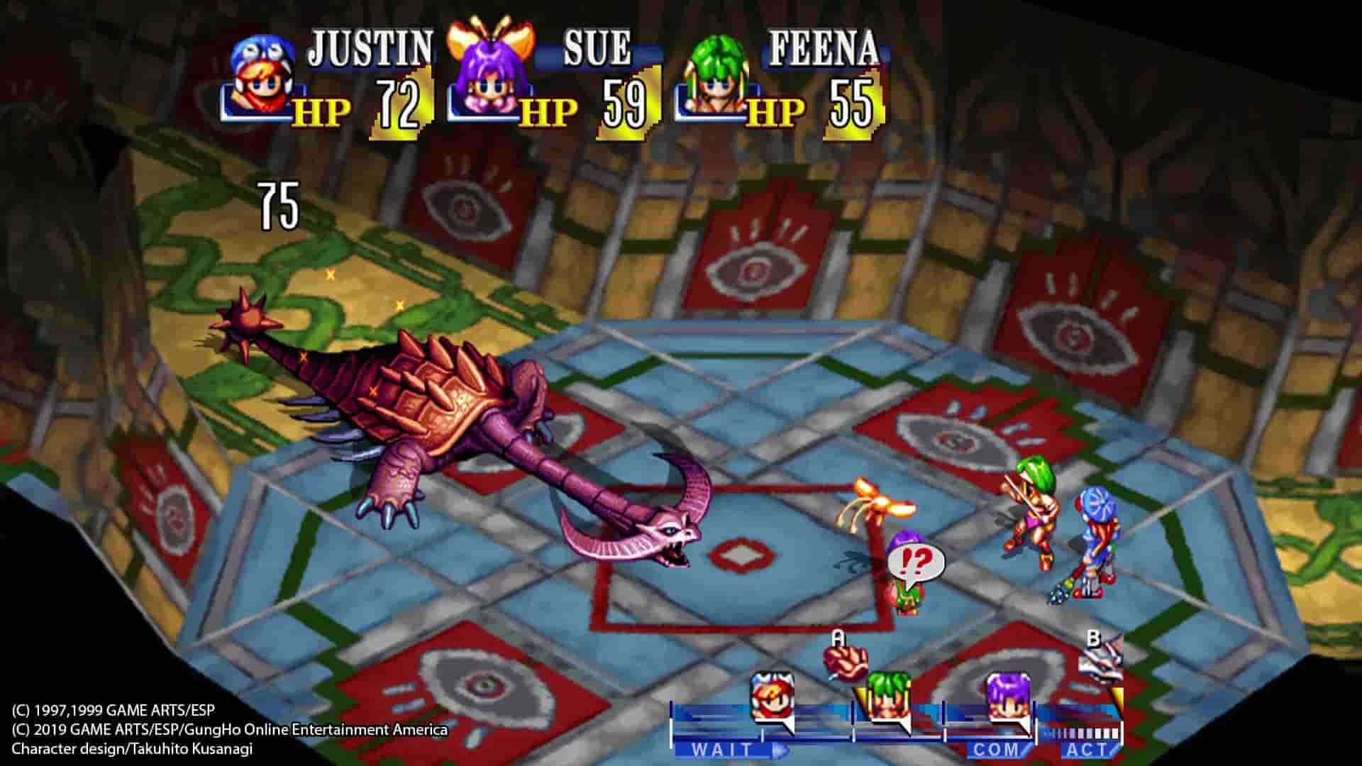 GRANDIA HD Remaster screenshot thumbnail screenshot 2