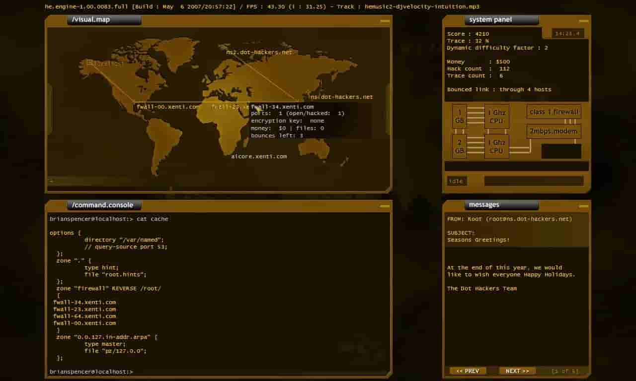 Hacker Evolution screenshot thumbnail screenshot 1