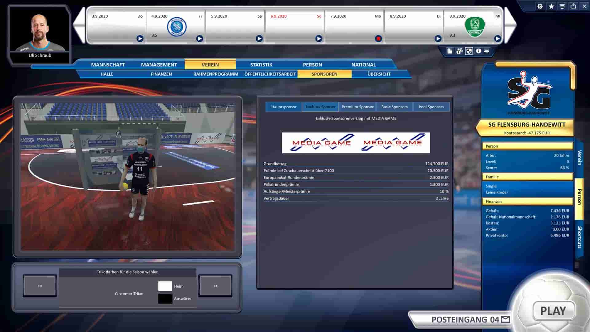 Handball Manager 2021 screenshot thumbnail screenshot 26