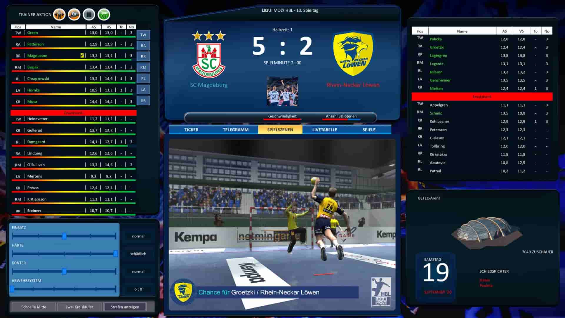 Handball Manager 2021 screenshot thumbnail screenshot 3