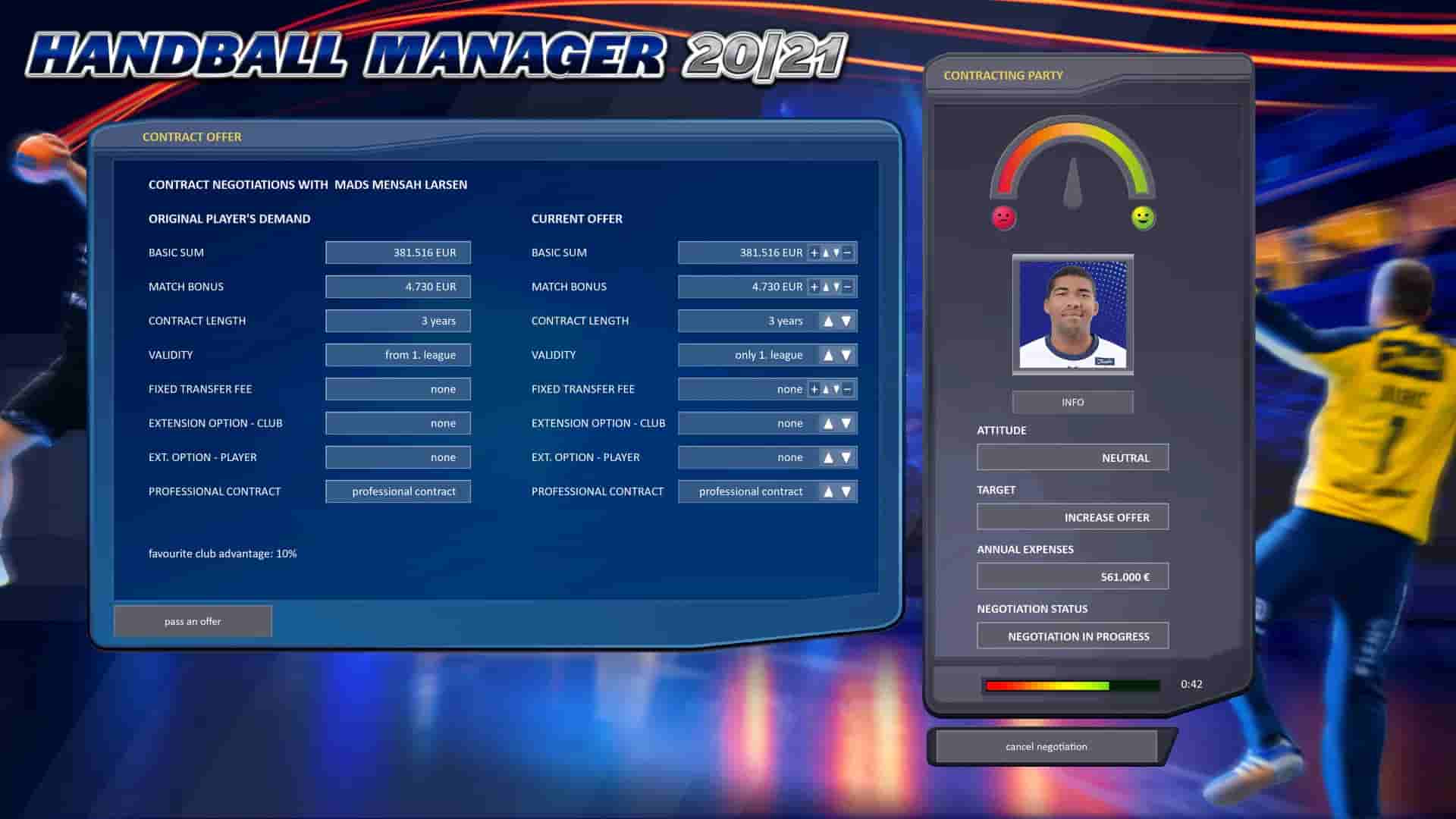 Handball Manager 2021 screenshot thumbnail screenshot 6