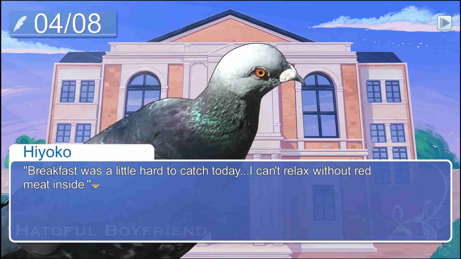 Hatoful Boyfriend screenshot thumbnail screenshot 9