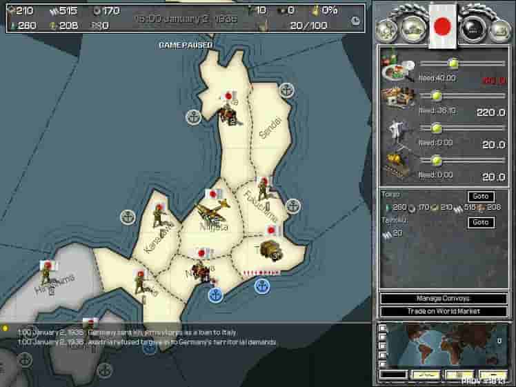 Hearts of Iron screenshot thumbnail screenshot 5