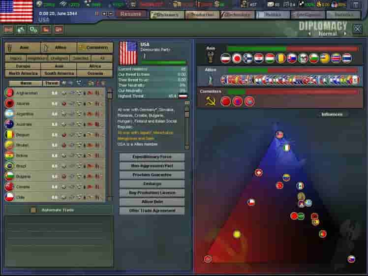Hearts of Iron III screenshot thumbnail screenshot 1