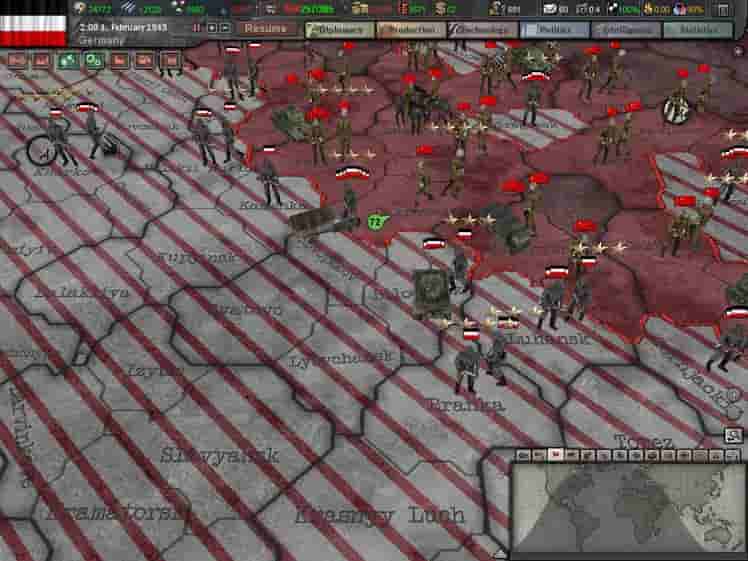 Hearts of Iron III screenshot thumbnail screenshot 2