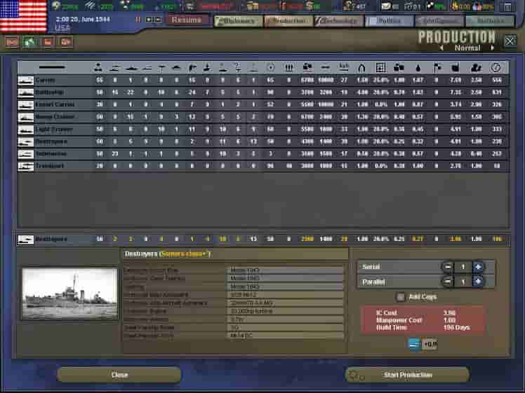 Hearts of Iron III screenshot thumbnail screenshot 4