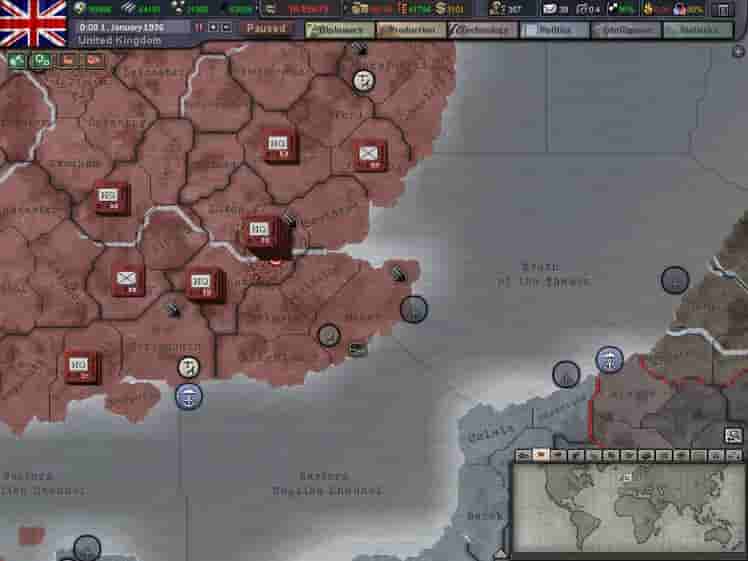 Hearts of Iron III screenshot thumbnail screenshot 6