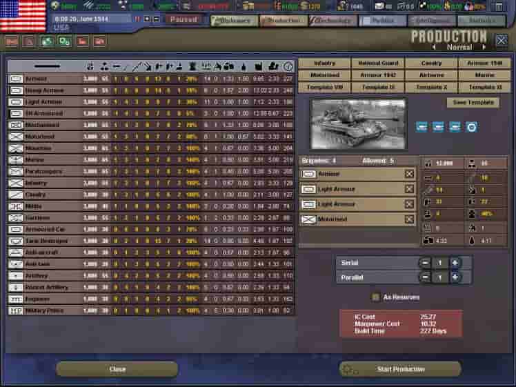 Hearts of Iron III screenshot thumbnail screenshot 8