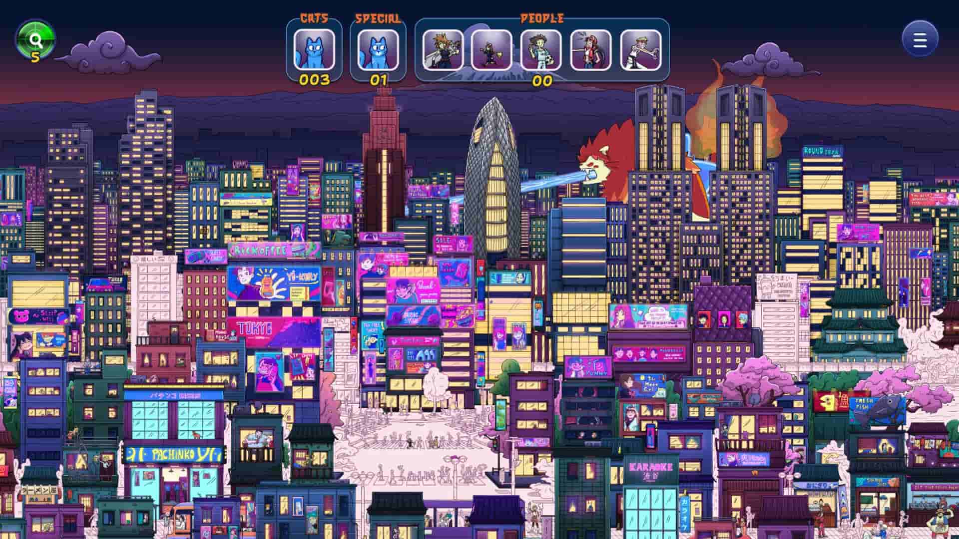 Hidden Cats in Tokyo screenshot thumbnail screenshot 2