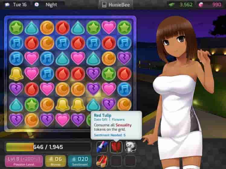 HuniePop screenshot thumbnail screenshot 4