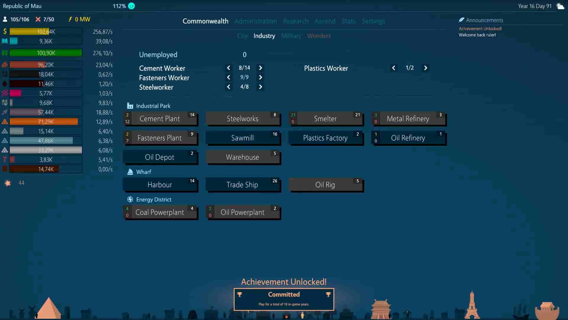 Idle Commonwealth screenshot thumbnail screenshot 5