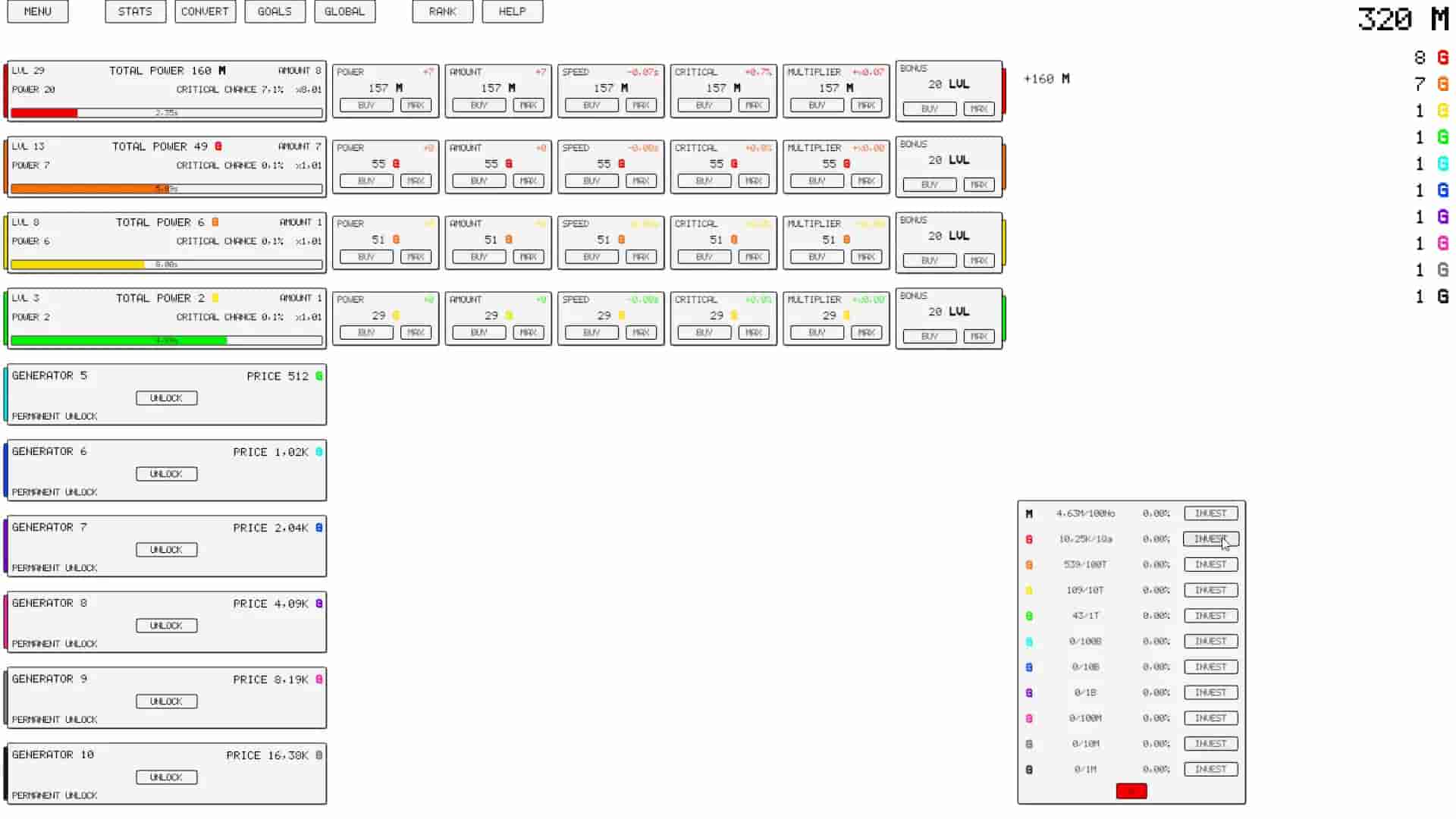 Idle: Generators screenshot thumbnail screenshot 3