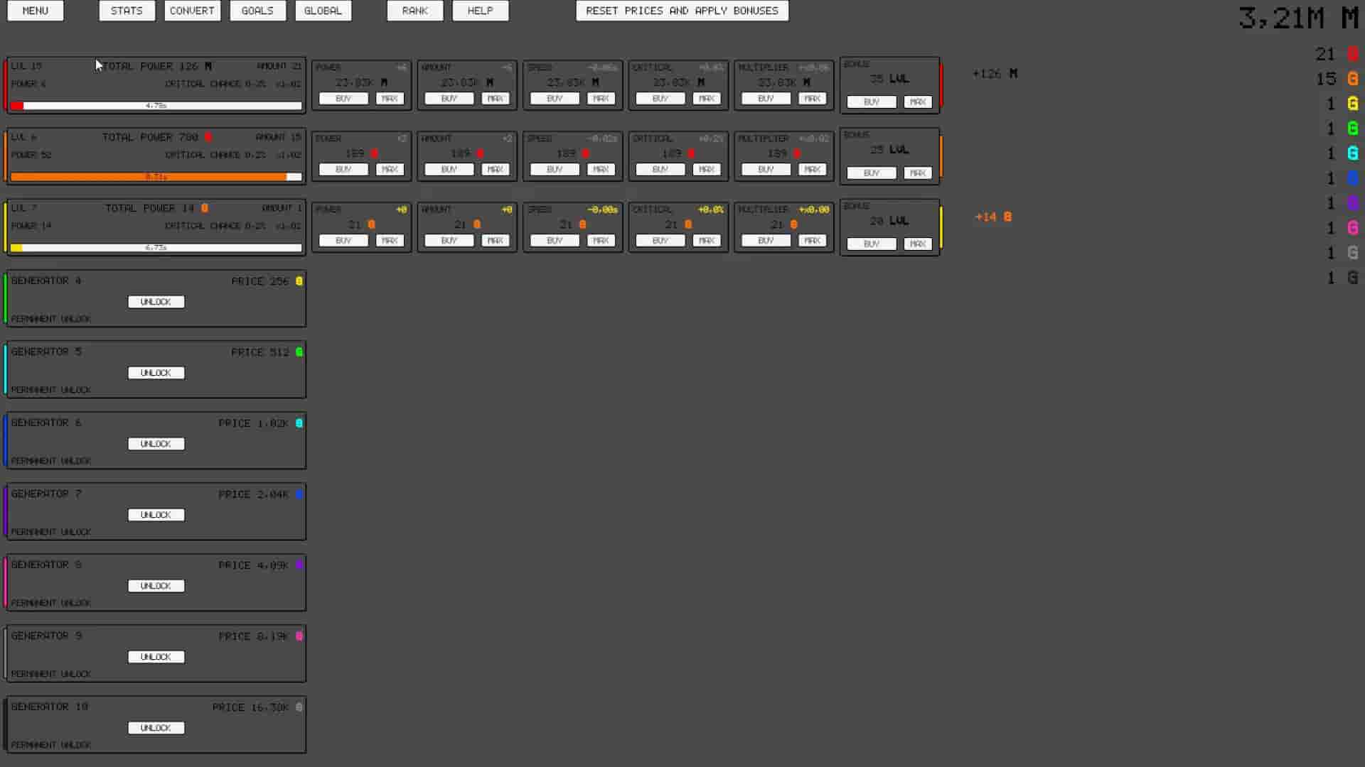 Idle: Generators screenshot thumbnail screenshot 4