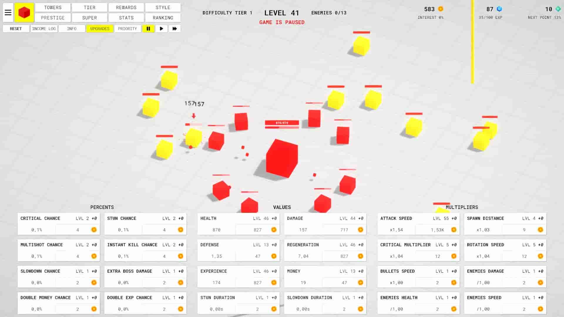 Idle Towers screenshot thumbnail screenshot 1