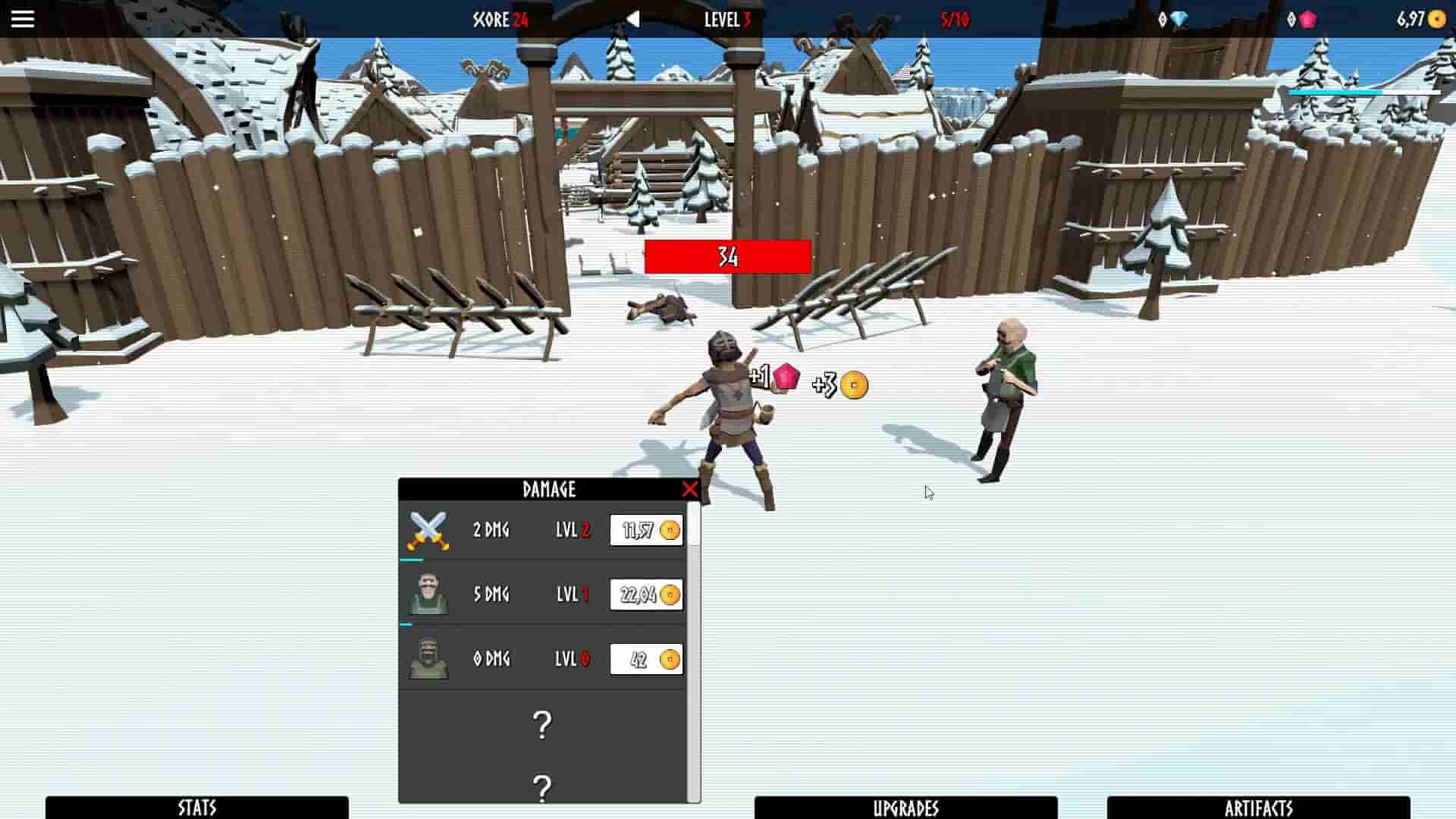 Idle Vikings Clicker screenshot thumbnail screenshot 1