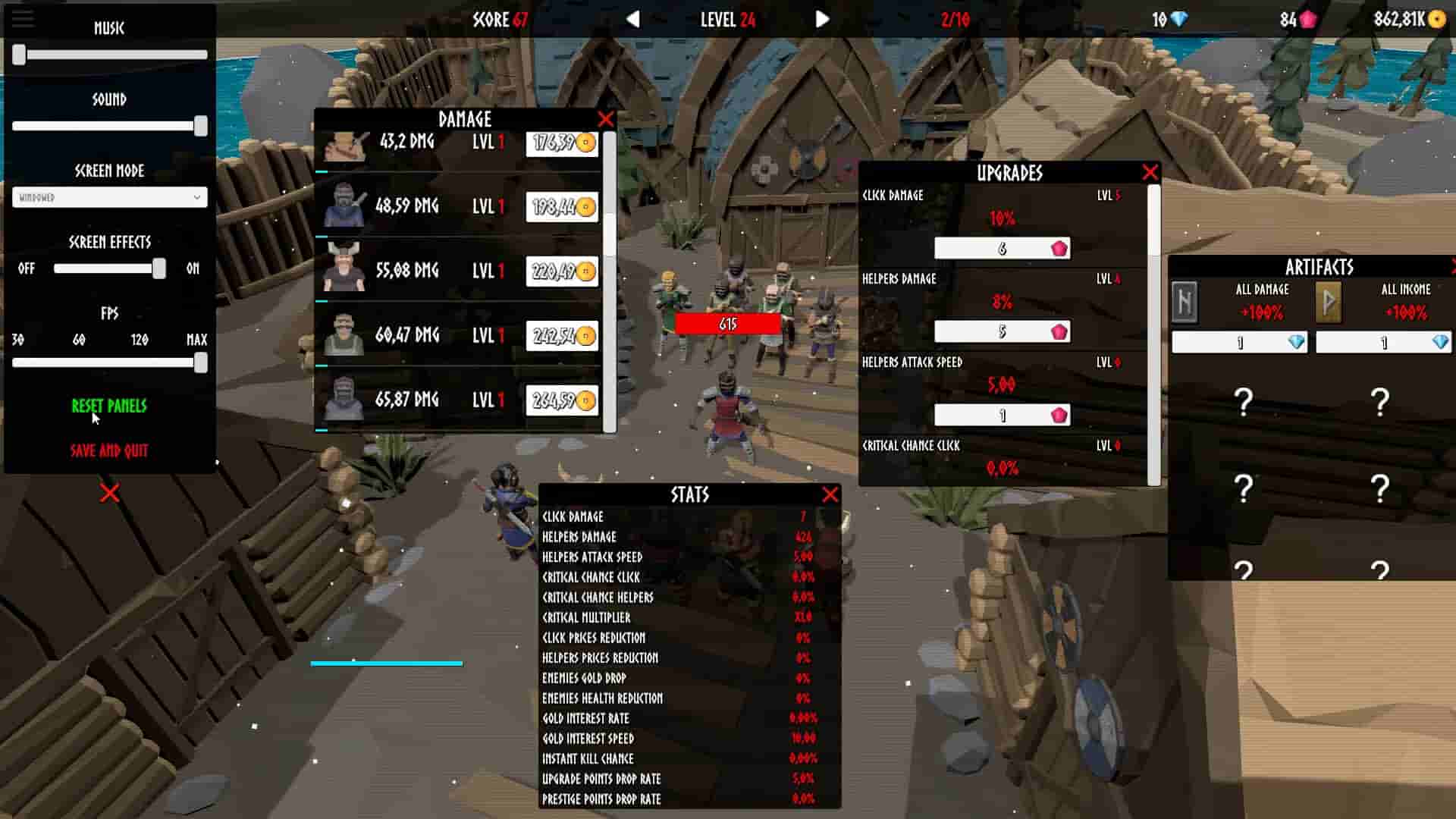 Idle Vikings Clicker screenshot thumbnail screenshot 7