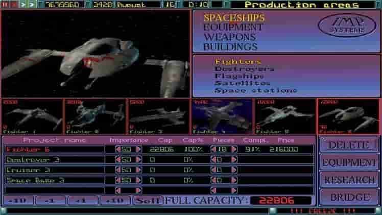 Imperium Galactica screenshot thumbnail screenshot 11
